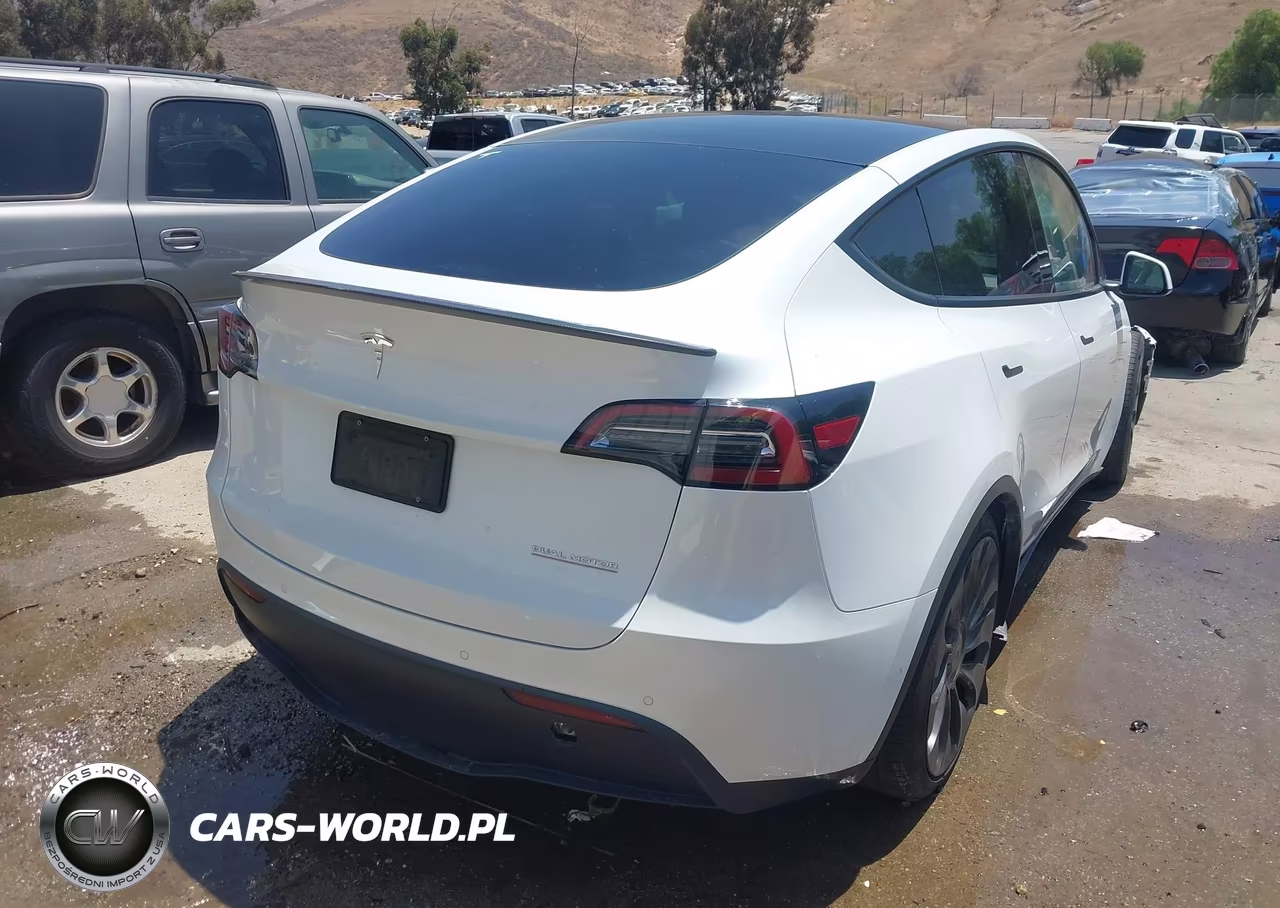 2022 Tesla Model Y Performance Dual Motor All-Wheel Drive VIN:7SAYGDEF4NF490019 - 4