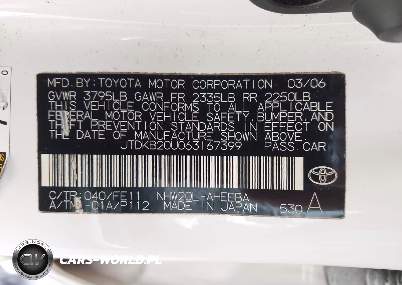 2006 Toyota Prius VIN:JTDKB20U063167399 - 9
