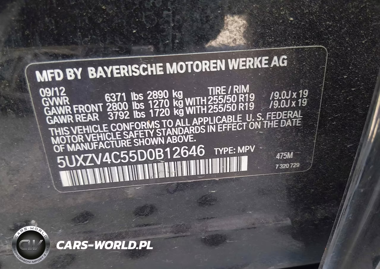 2013 BMW X5 xDrive35I-xDrive35I Premium-xDrive35I Sport Activity VIN:5UXZV4C55D0B12646 - 9