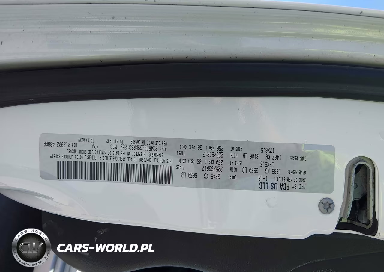 2019 Dodge Grand Caravan Gt VIN:2C4RDGEG9KR631252 - 9