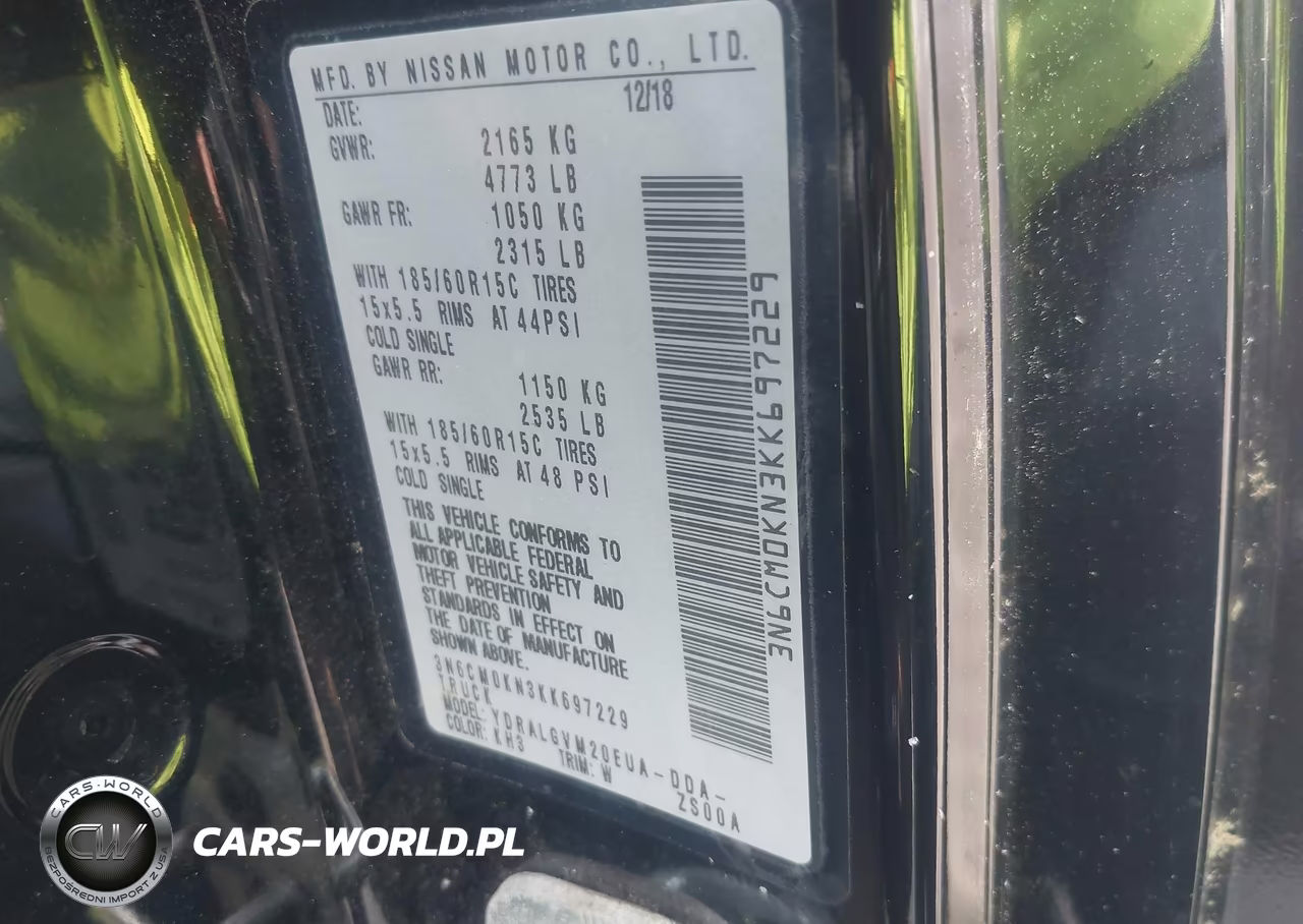 2019 Nissan Nv200 Sv VIN:3N6CM0KN3KK697229 - 9