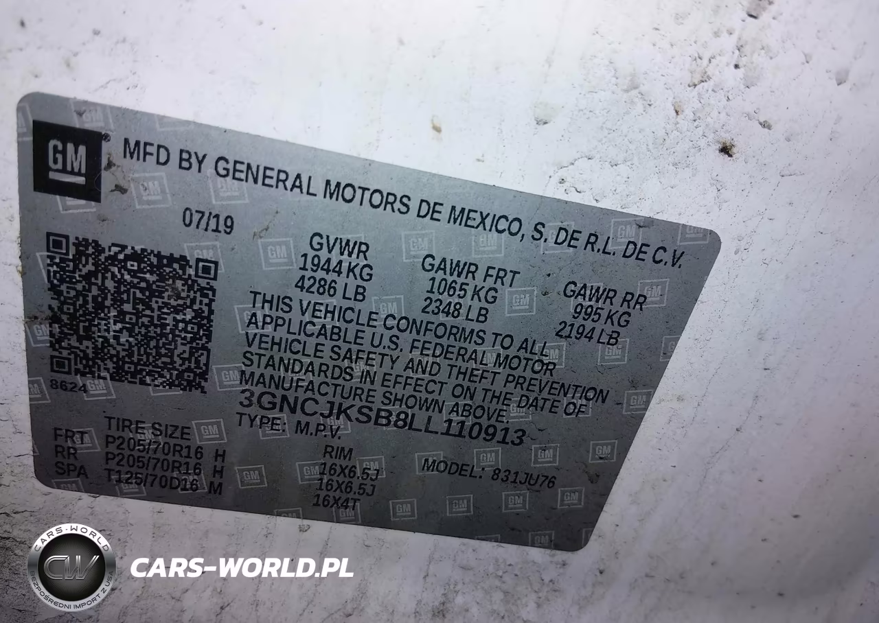 2020 Chevrolet Trax Fwd Ls VIN:3GNCJKSB8LL110913 - 9