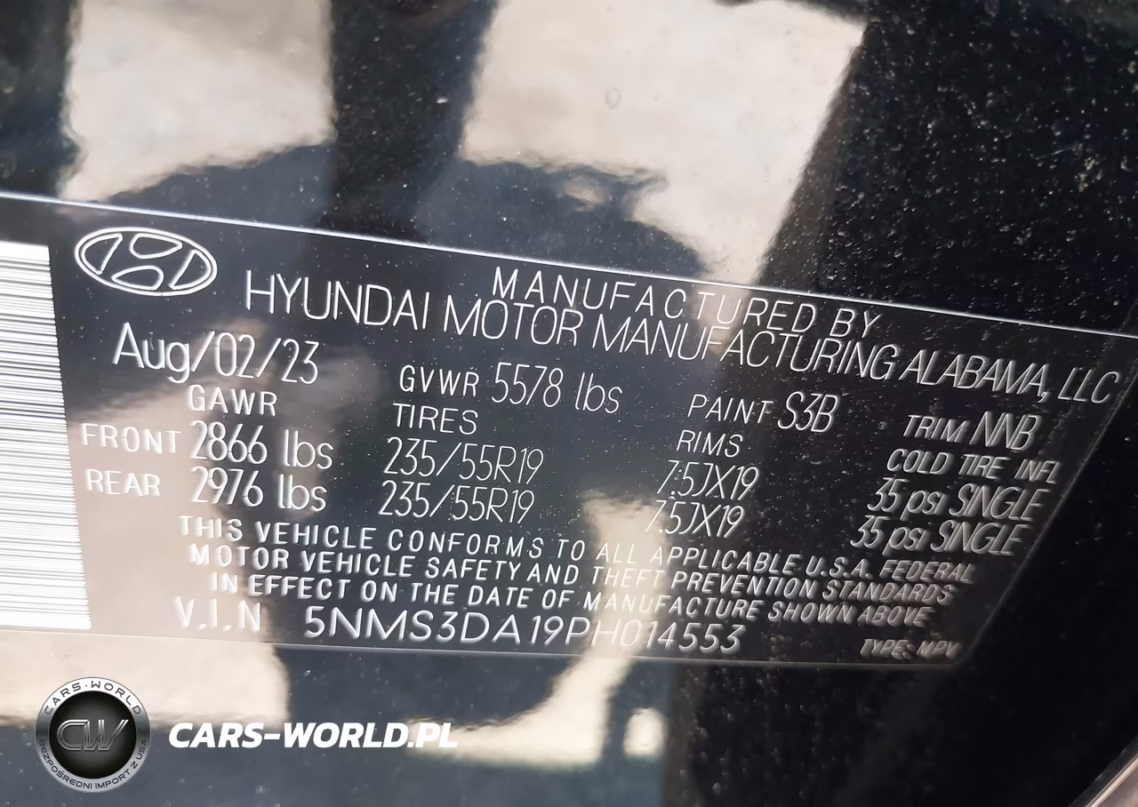 2023 Hyundai Santa Fe Hybrid Sel Premium VIN:5NMS3DA19PH014553 - 9