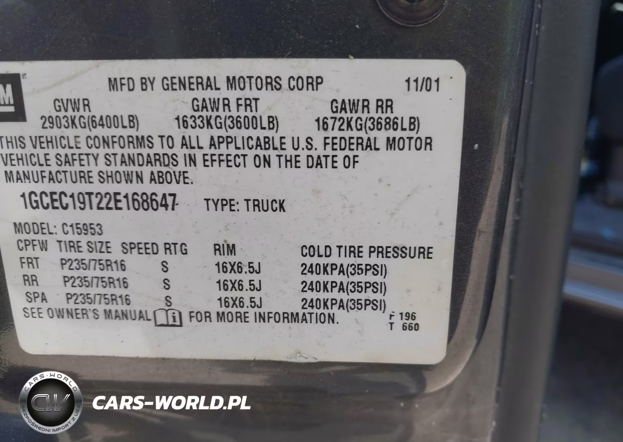 2002 Chevrolet Silverado 1500 Ls VIN:1GCEC19T22E168647 - 9