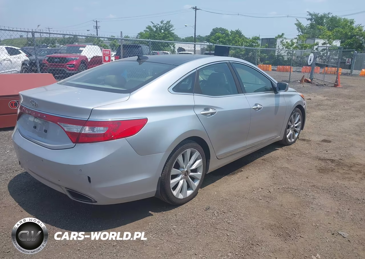2012 Hyundai Azera VIN:KMHFH4JG5CA144238 - 4