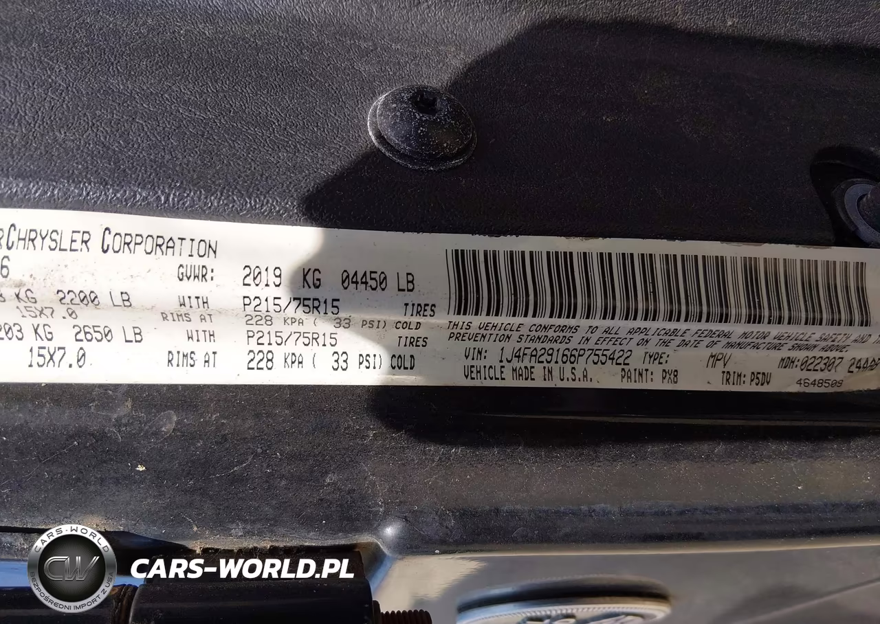 2006 Jeep Wrangler Se VIN:1J4FA29166P755422 - 9