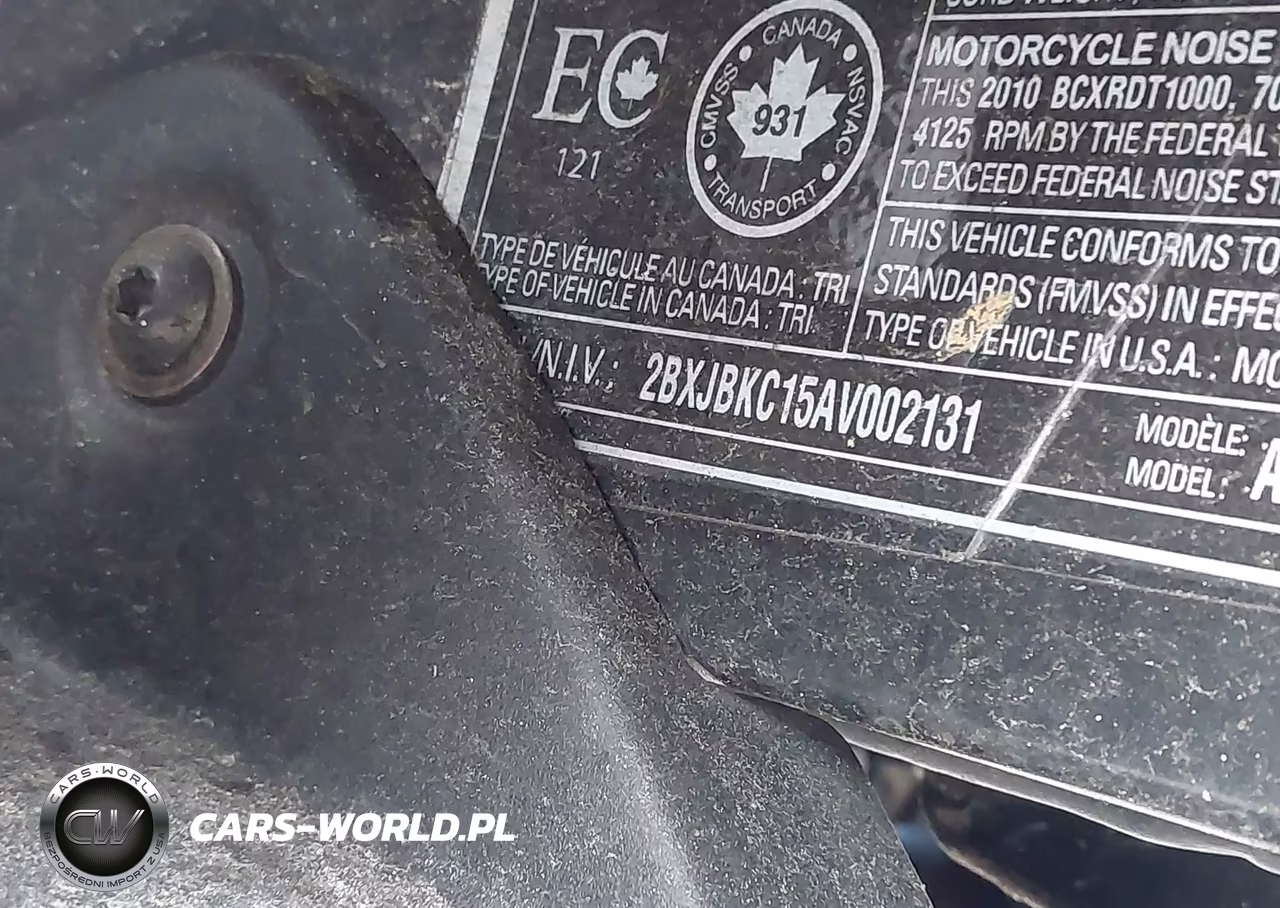 2010 Can-Am Spyder Roadster Rt VIN:2BXJBKC15AV002131 - 10