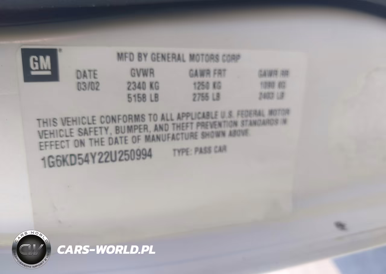 2002 Cadillac Deville Standard VIN:1G6KD54Y22U250994 - 9