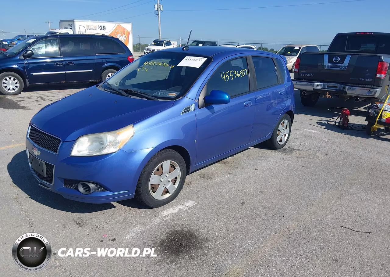 2009 Chevrolet Aveo Lt VIN:KL1TD66E59B323802 - 2
