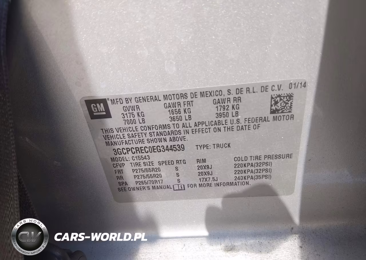 2014 Chevrolet Silverado 1500 Lt VIN:3GCPCREC0EG344539 - 9