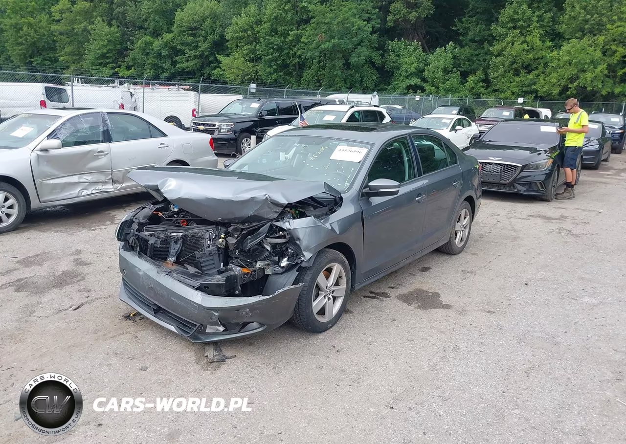 2012 Volkswagen Jetta 2.0L Tdi VIN:3VWLL7AJXCM427284 - 2