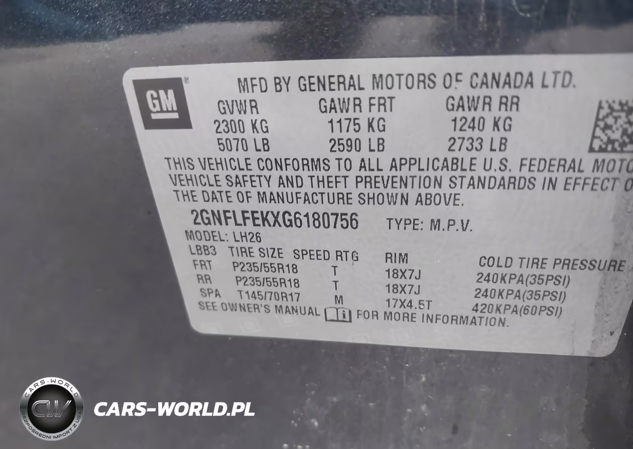 2016 Chevrolet Equinox Lt VIN:2GNFLFEKXG6180756 - 9