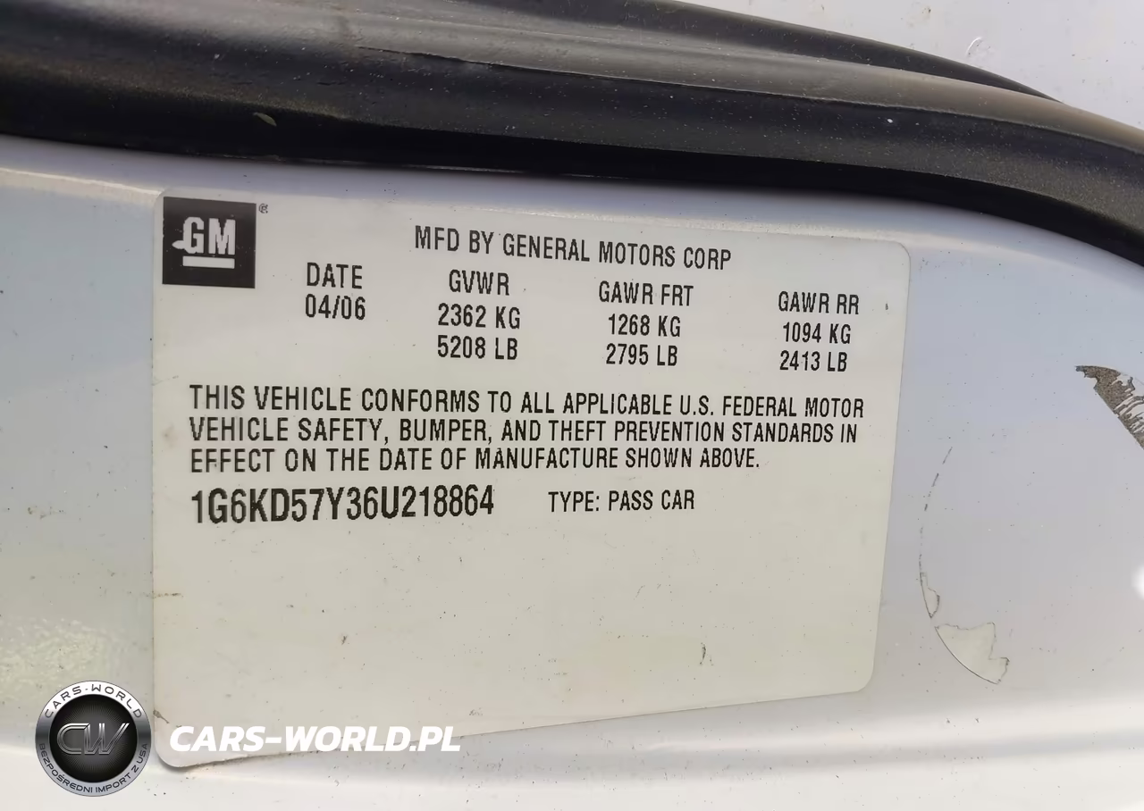 2006 Cadillac Dts Standard VIN:1G6KD57Y36U218864 - 9