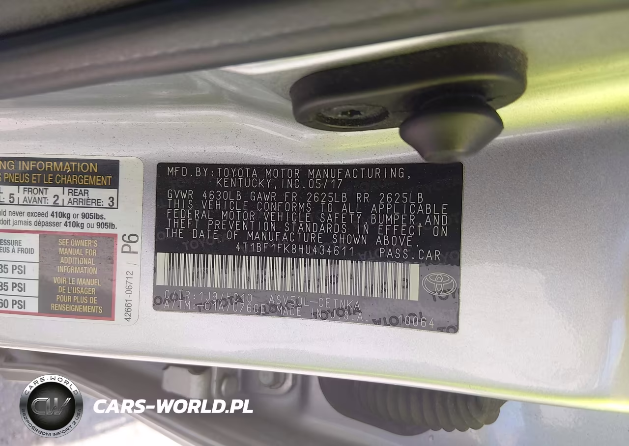 2017 Toyota Camry Le VIN:4T1BF1FK8HU434611 - 9