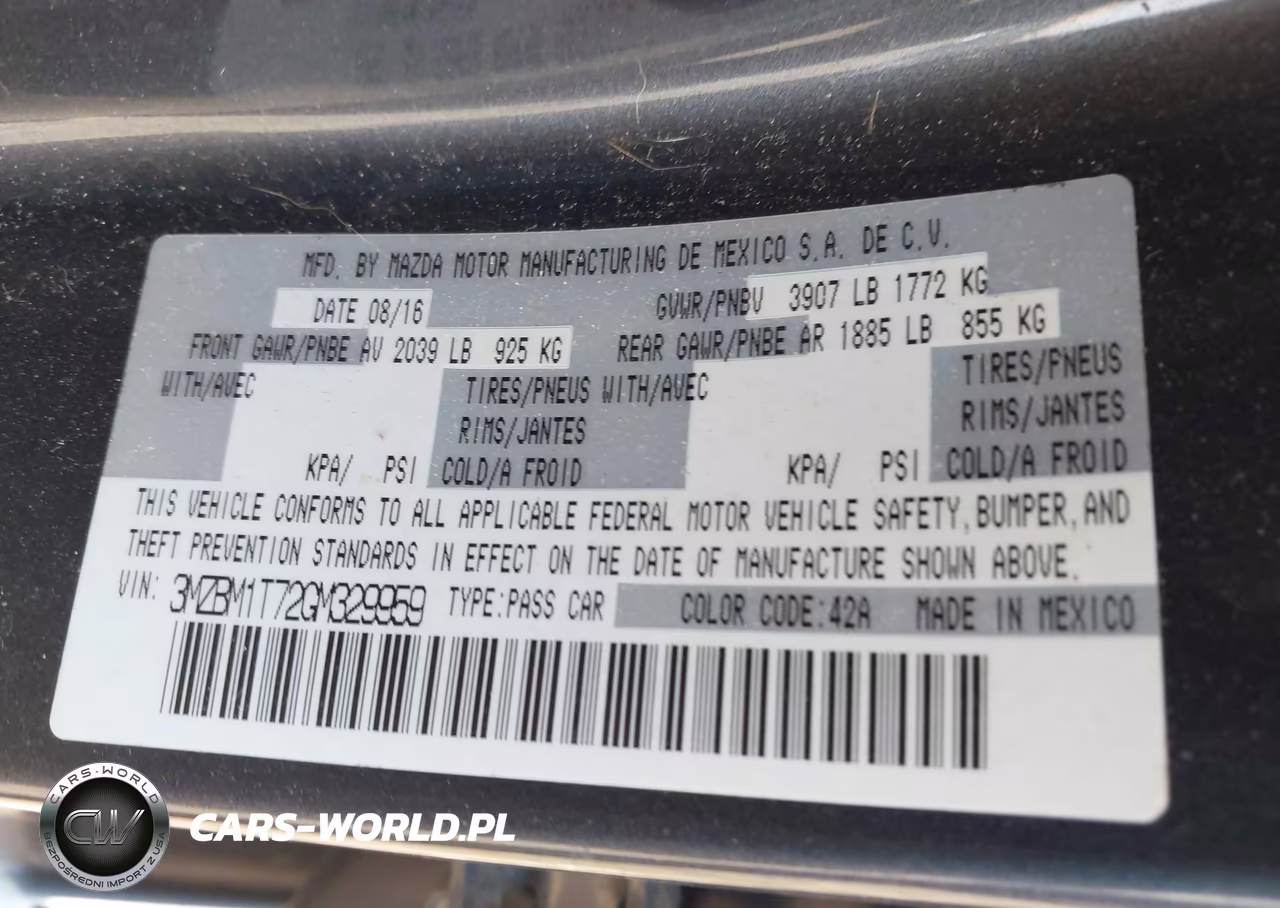 2016 Mazda Mazda3 I Sport VIN:3MZBM1T72GM329959 - 9