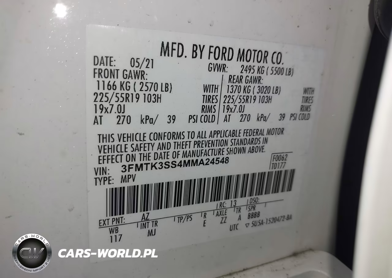 2021 Ford Mustang Mach-E Premium VIN:3FMTK3SS4MMA24548 - 12