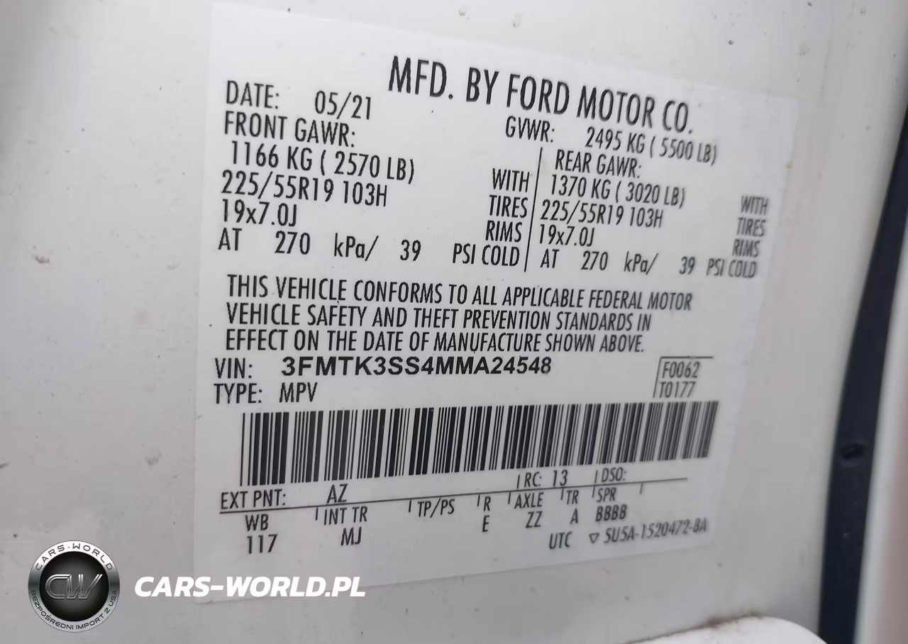 2021 Ford Mustang Mach-E Premium VIN:3FMTK3SS4MMA24548 - 9