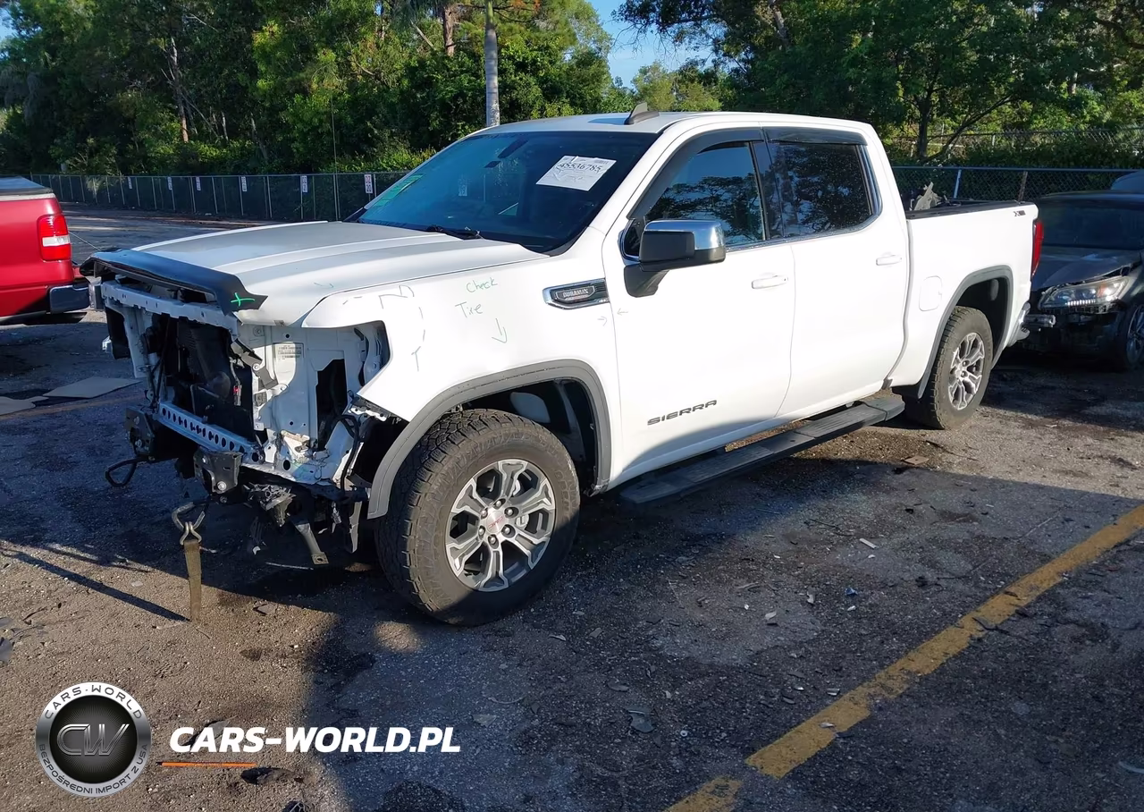 2021 GMC Sierra 1500 4Wd Short Box Sle VIN:1GTU9BET5MZ177540 - 2