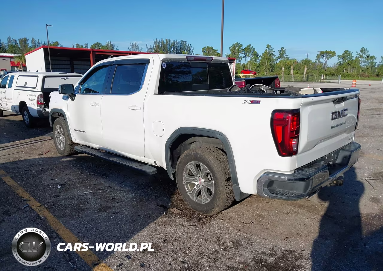 2021 GMC Sierra 1500 4Wd Short Box Sle VIN:1GTU9BET5MZ177540 - 3