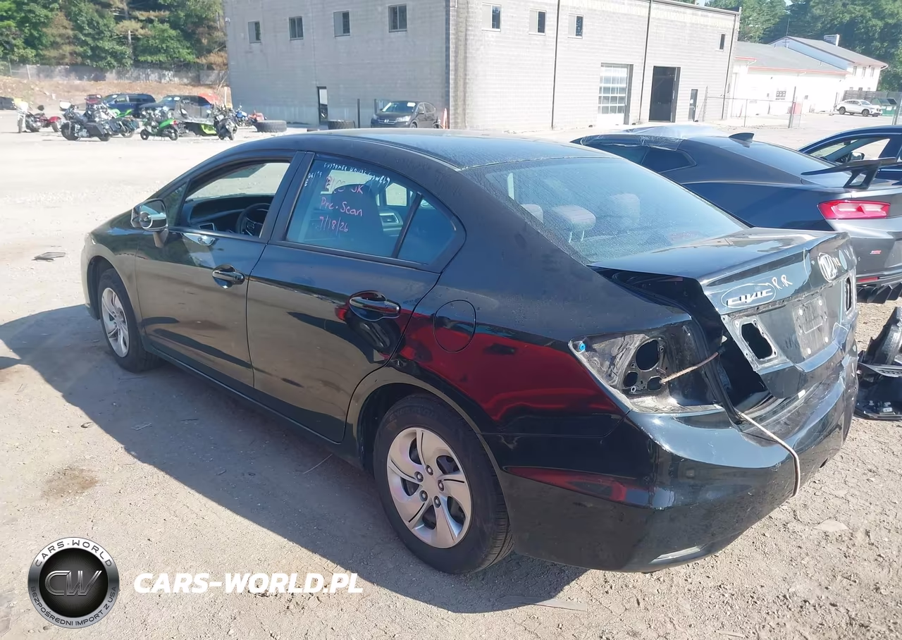 2013 Honda Civic Lx VIN:19XFB2F55DE219522 - 3