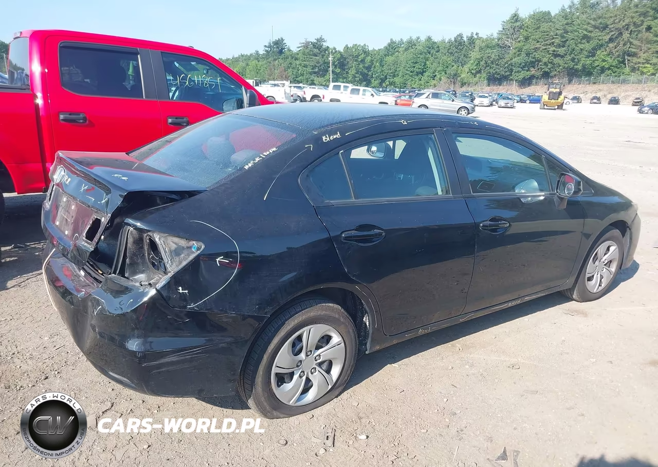 2013 Honda Civic Lx VIN:19XFB2F55DE219522 - 4