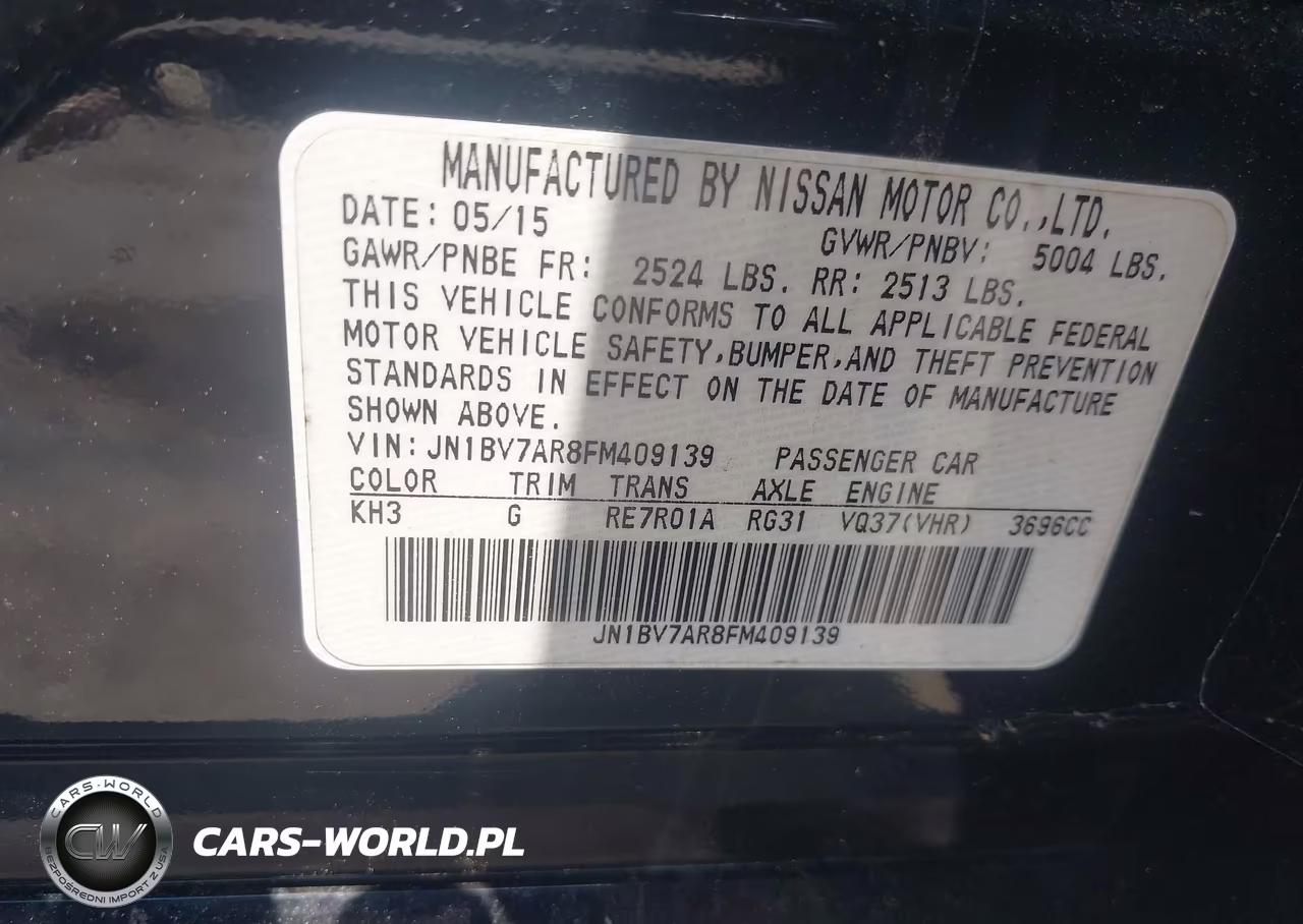 2015 Infiniti Q50 Premium VIN:JN1BV7AR8FM409139 - 9
