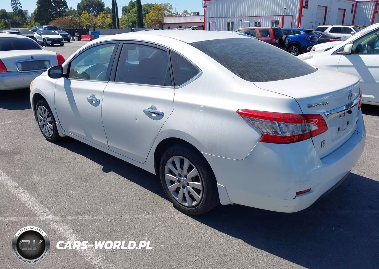 2013 Nissan Sentra Sv VIN:3N1AB7AP8DL624126 - 3