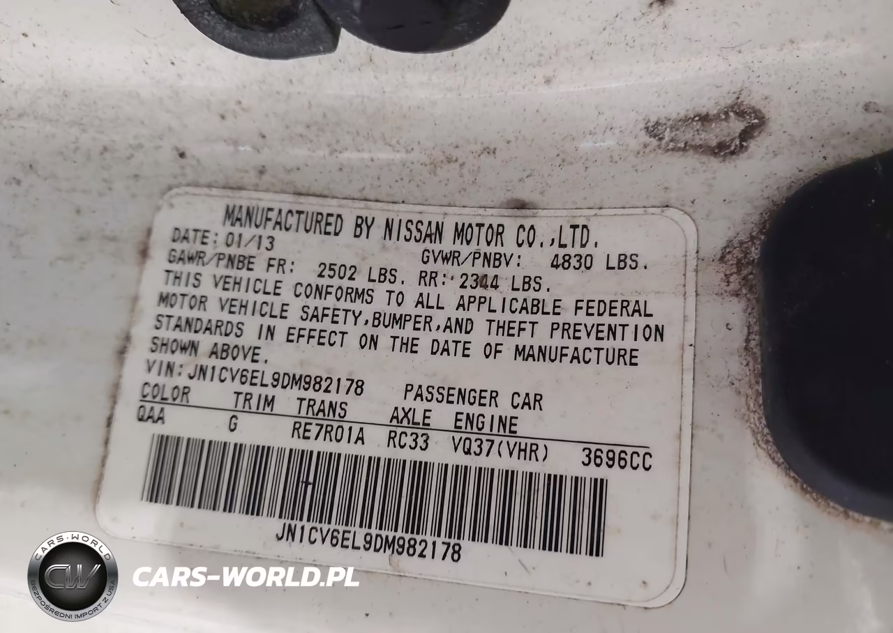 2013 Infiniti G37X VIN:JN1CV6EL9DM982178 - 9
