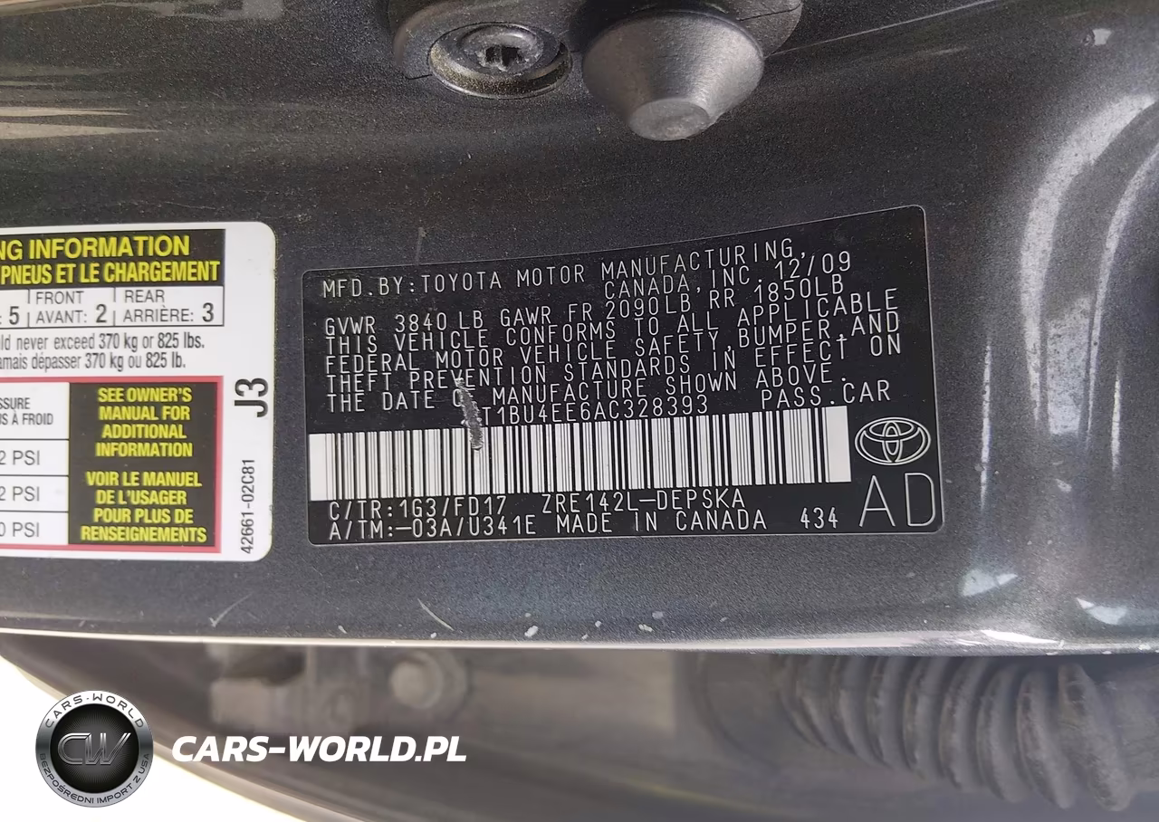2010 Toyota Corolla S VIN:2T1BU4EE6AC328393 - 9