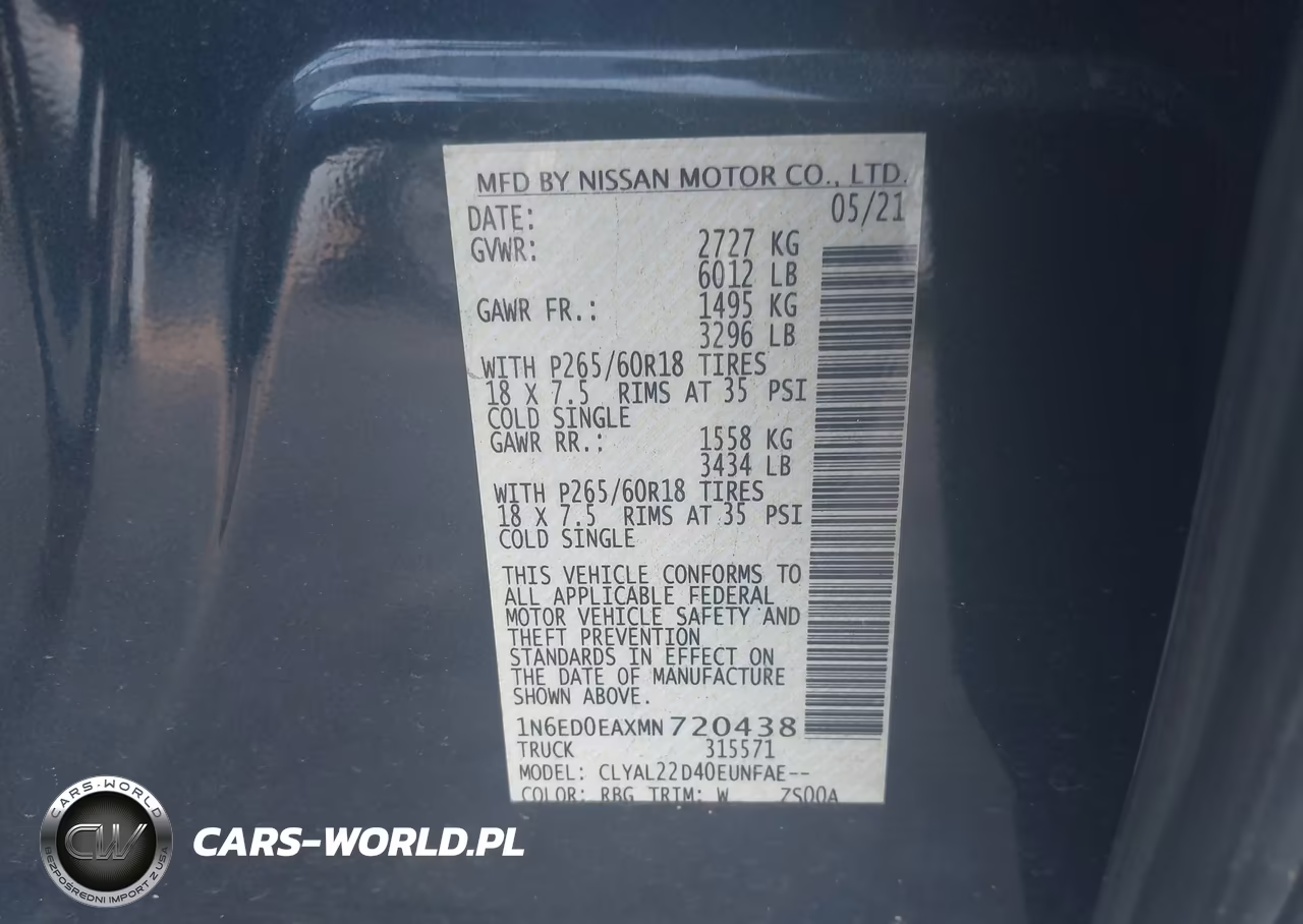 2021 Nissan Frontier Sv 4X2 VIN:1N6ED0EAXMN720438 - 9