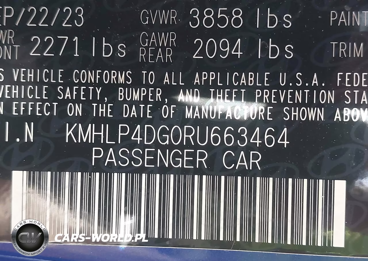 2024 Hyundai Elantra Limited VIN:KMHLP4DG0RU663464 - 9