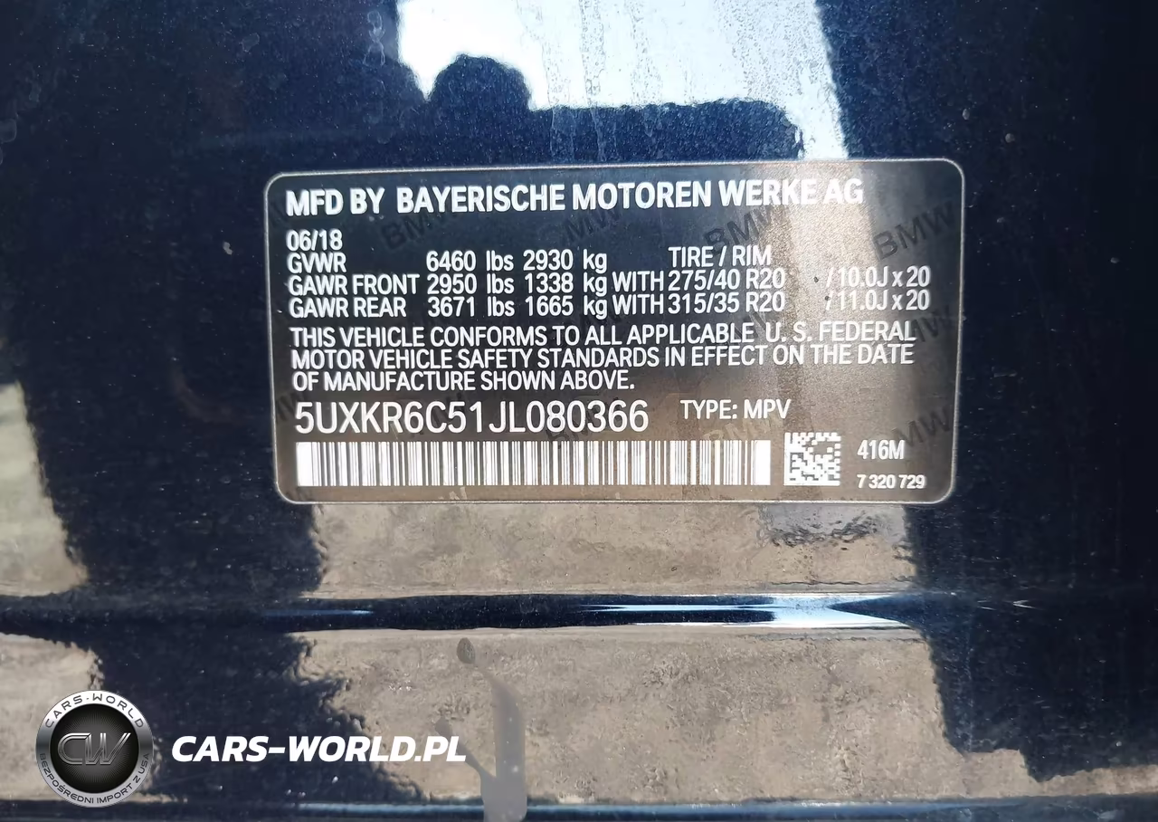 2018 BMW X5 xDrive50I VIN:5UXKR6C51JL080366 - 9