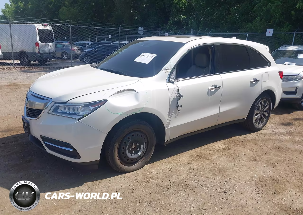 2016 Acura Mdx Technology Acurawatch Plus Packages-Technology Package VIN:5FRYD4H42GB019195 - 2