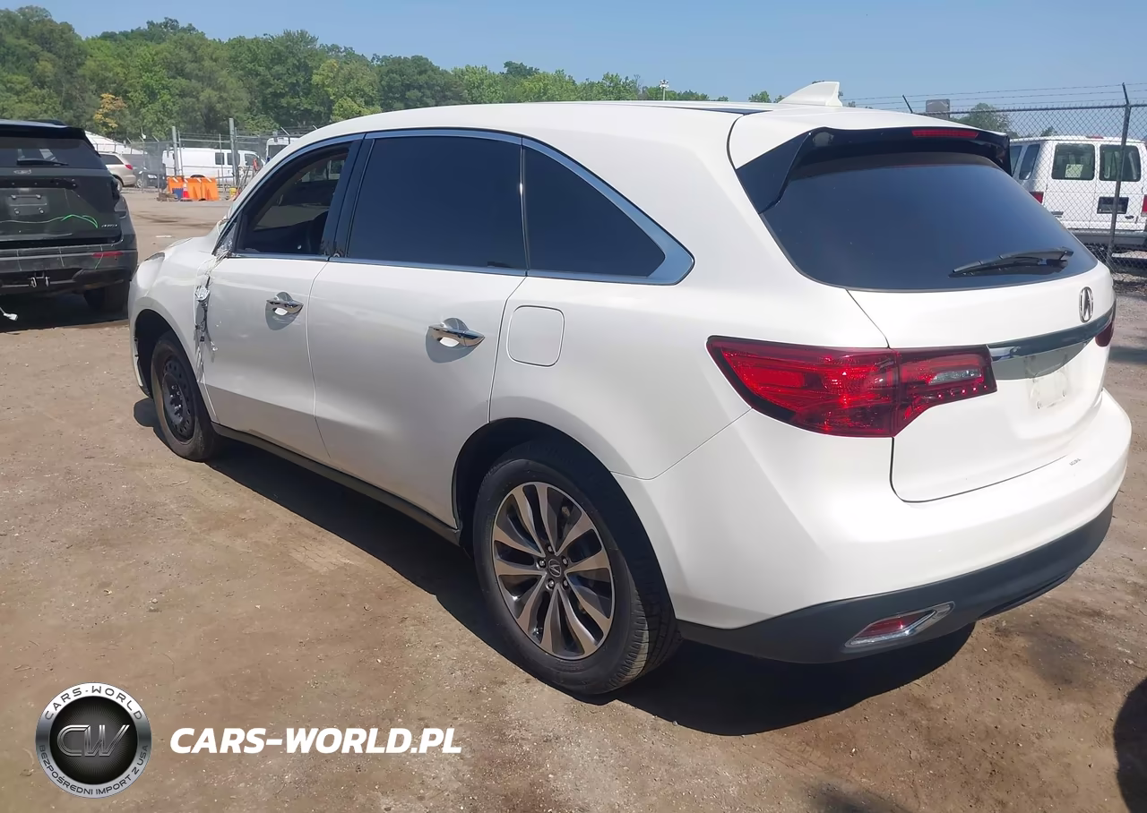 2016 Acura Mdx Technology Acurawatch Plus Packages-Technology Package VIN:5FRYD4H42GB019195 - 3