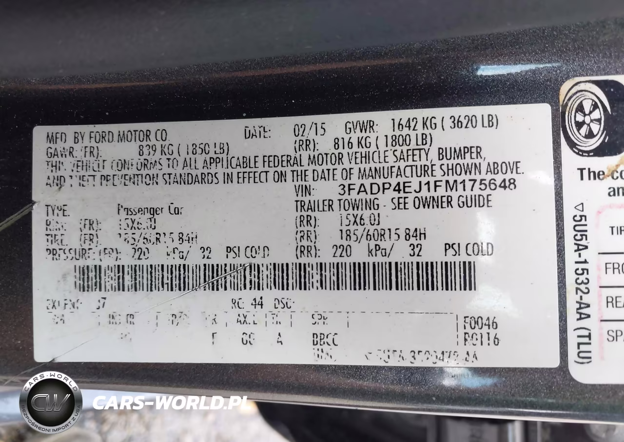 2015 Ford Fiesta Se VIN:3FADP4EJ1FM175648 - 9
