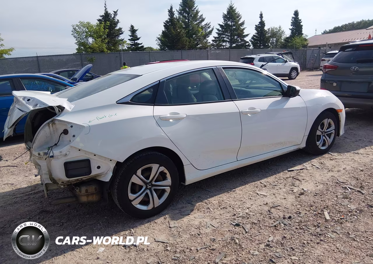 2018 Honda Civic Lx VIN:19XFC2F59JE040814 - 4