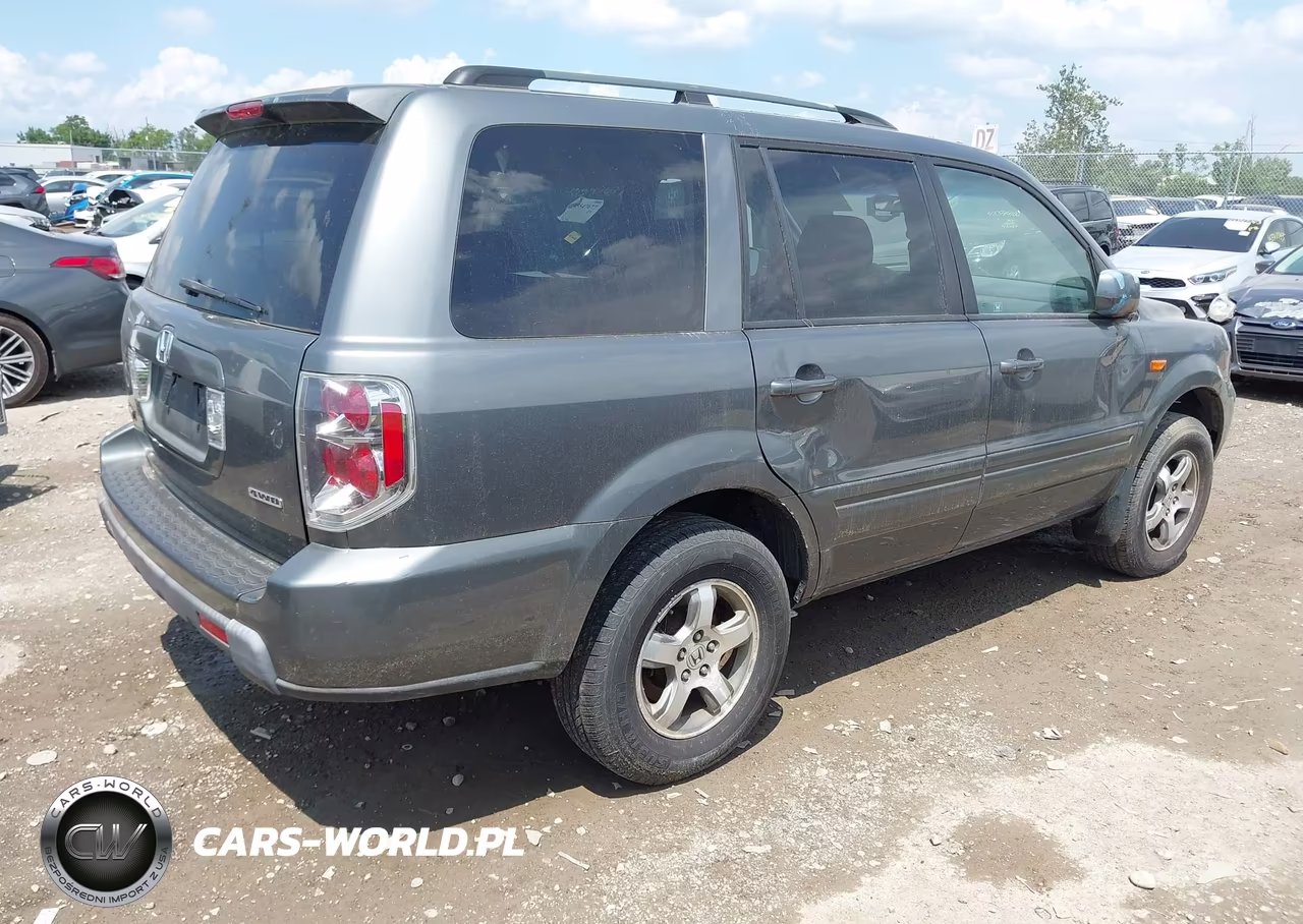 2008 Honda Pilot Se VIN:5FNYF183X8B045661 - 4