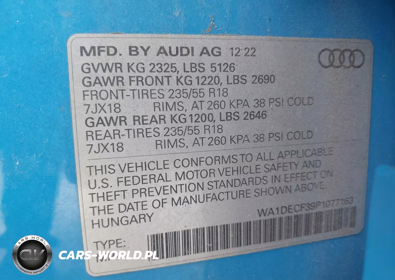 2023 Audi Q3 Premium 45 Tfsi S Line Quattro Tiptronic VIN:WA1DECF39P1077163 - 9