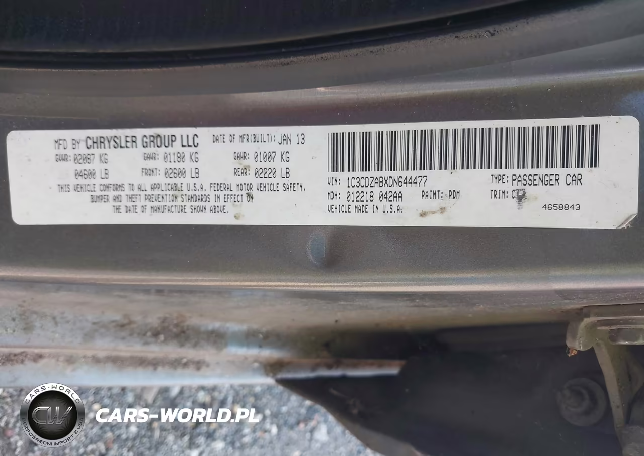 2013 Dodge Avenger Se VIN:1C3CDZABXDN644477 - 9