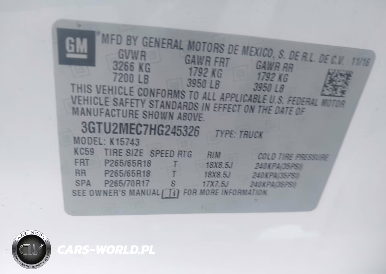 2017 GMC Sierra 1500 Sle VIN:3GTU2MEC7HG245326 - 9