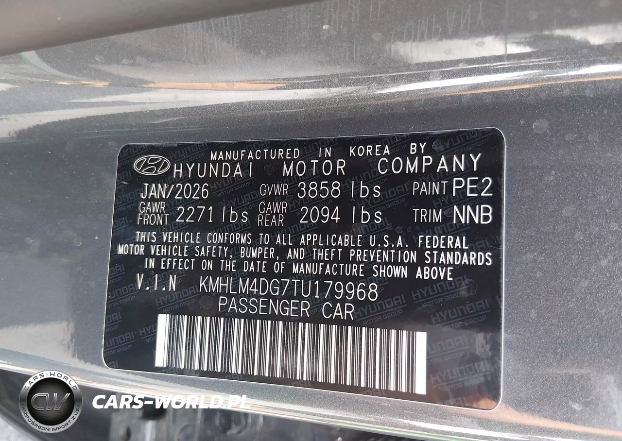 2026 Hyundai Elantra Sel Sport VIN:KMHLM4DG7TU179968 - 9
