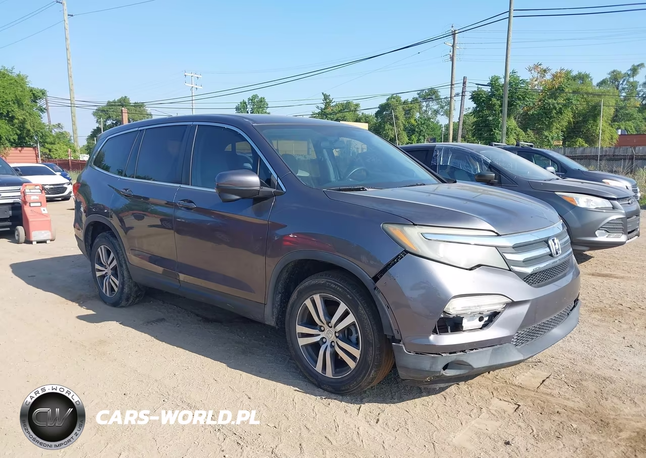 2017 Honda Pilot Ex VIN:5FNYF5H32HB035035 - 1