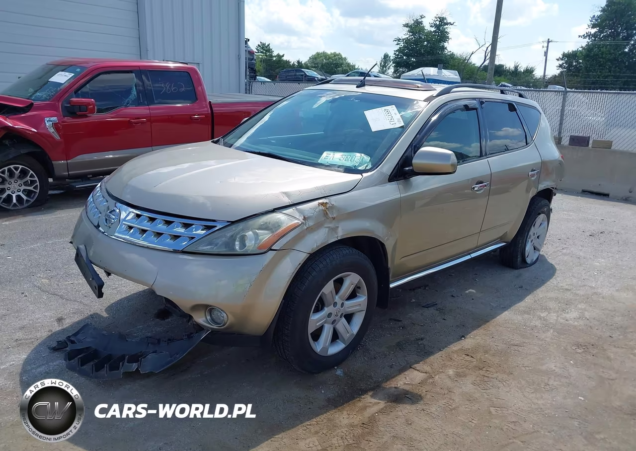 2006 Nissan Murano Sl VIN:JN8AZ08W16W538509 - 2