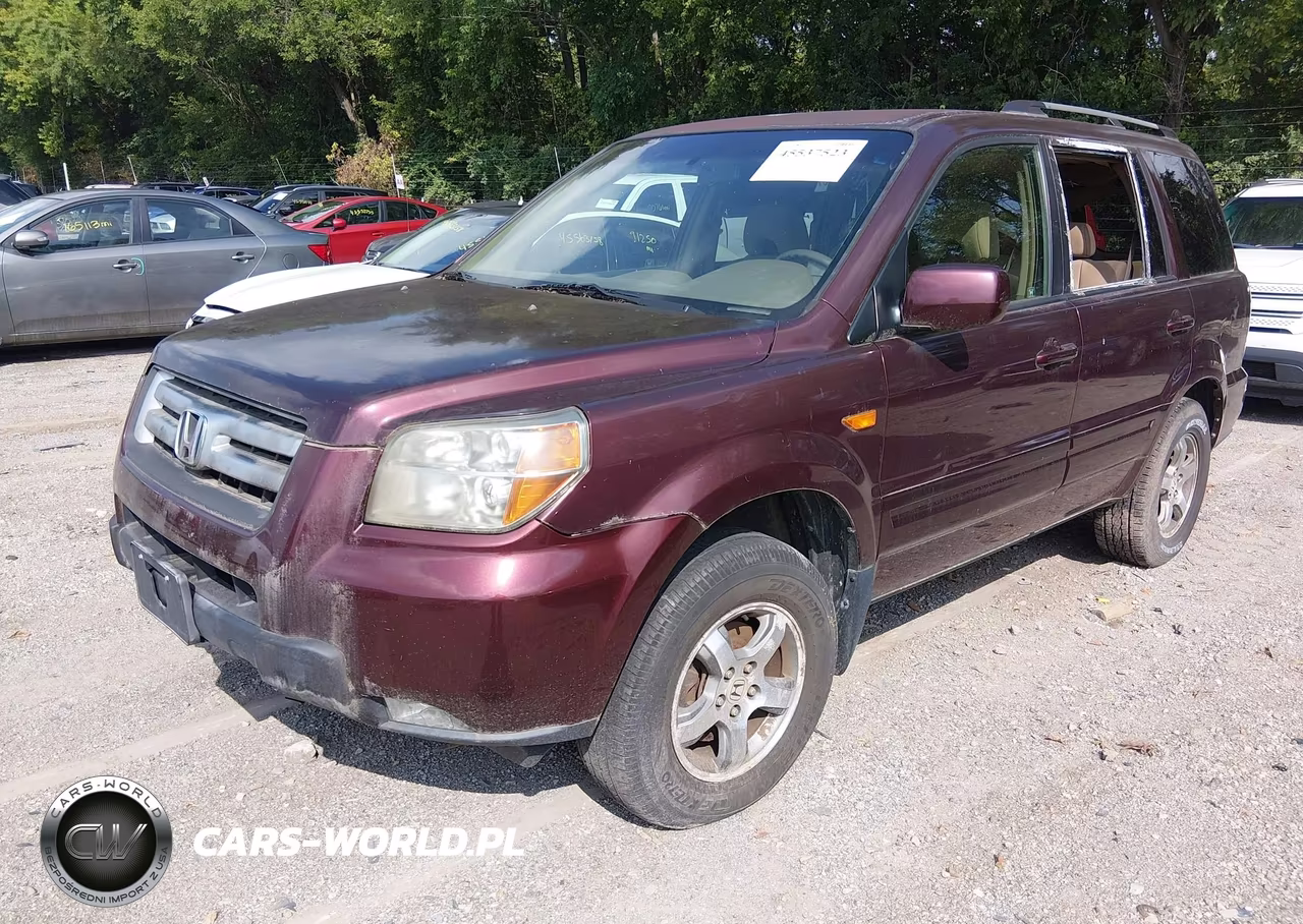 2007 Honda Pilot Ex VIN:5FNYF18467B005651 - 2