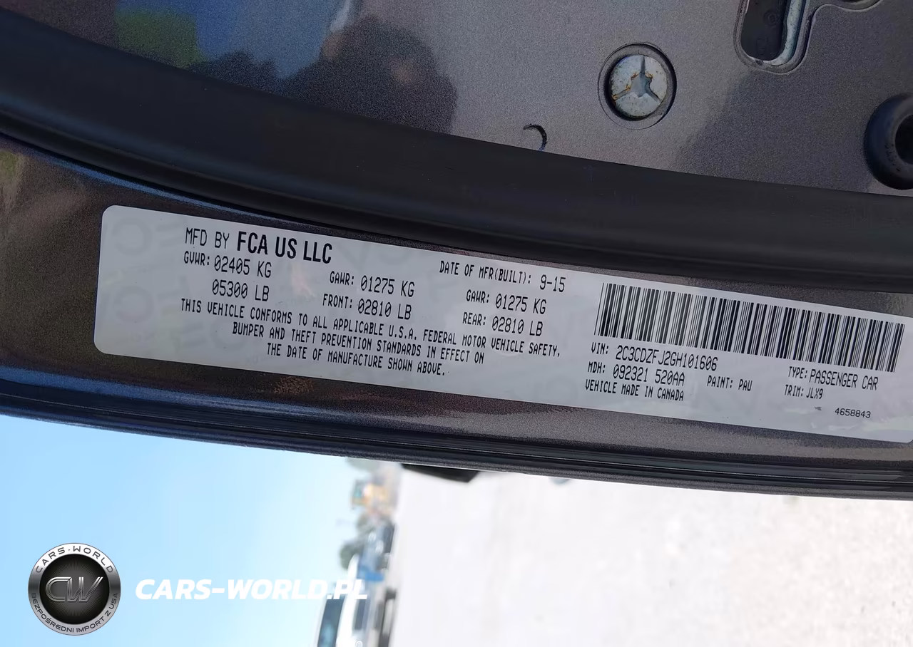 2016 Dodge Challenger R-T Scat Pack VIN:2C3CDZFJ2GH101606 - 9