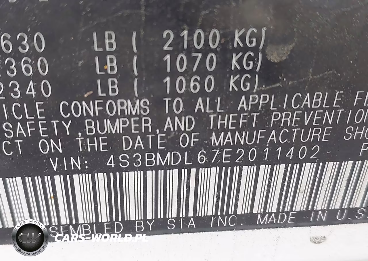 2014 Subaru Legacy 3.6R Limited VIN:4S3BMDL67E2011402 - 9