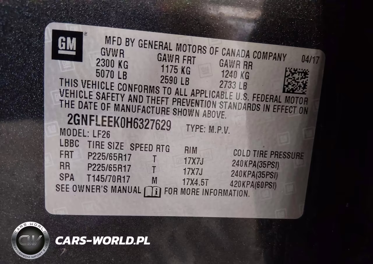 2017 Chevrolet Equinox Ls VIN:2GNFLEEK0H6327629 - 9