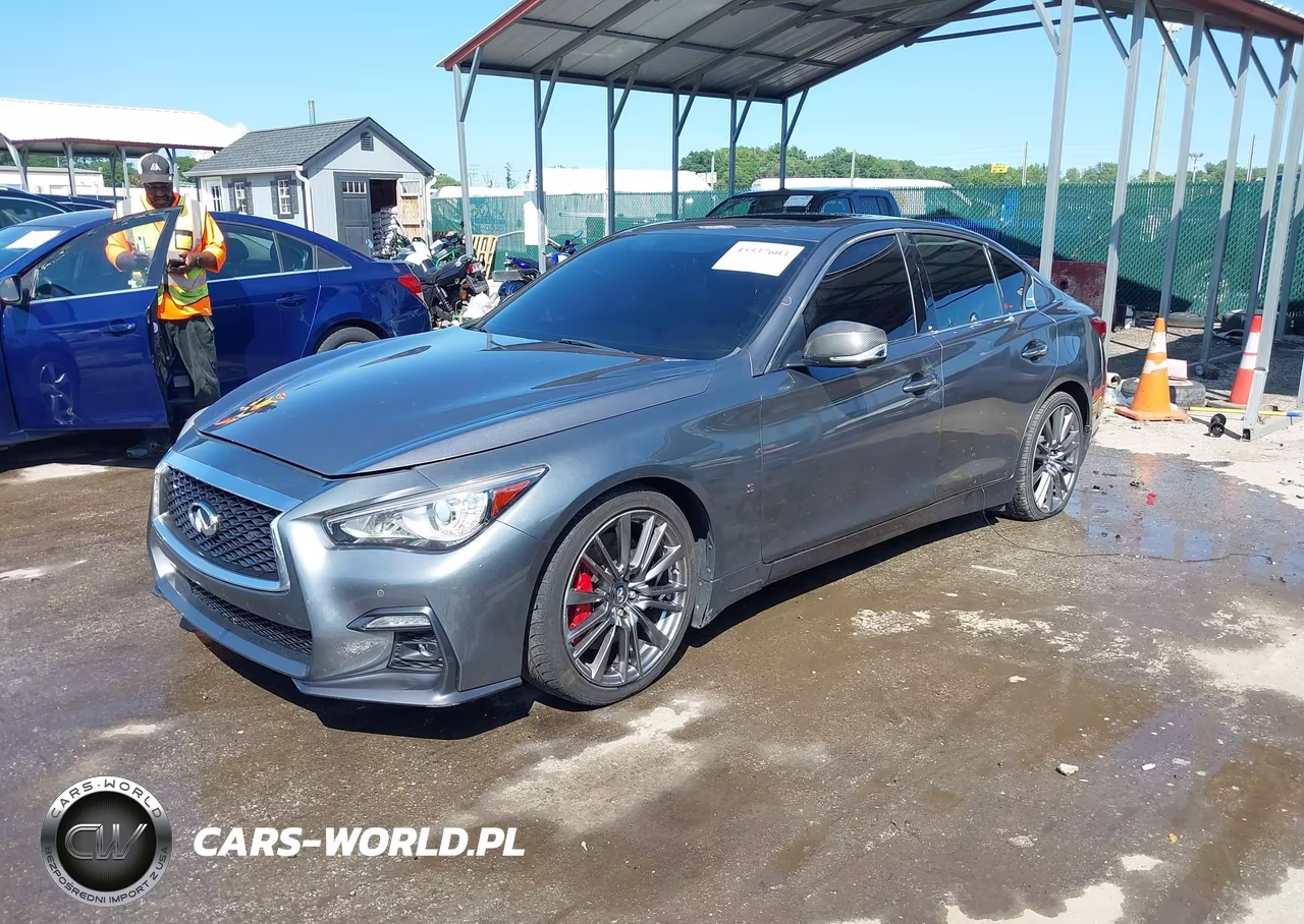 2018 Infiniti Q50 3.0T Red Sport 400 VIN:JN1FV7AP8JM461542 - 2