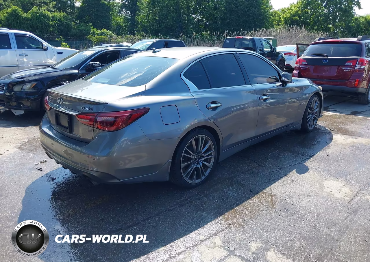 2018 Infiniti Q50 3.0T Red Sport 400 VIN:JN1FV7AP8JM461542 - 4