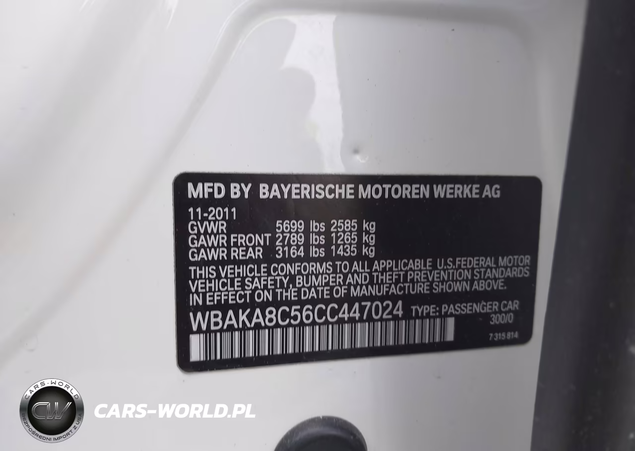 2012 BMW 750I VIN:WBAKA8C56CC447024 - 9